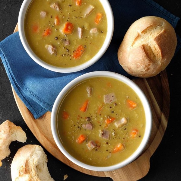 Slow cooker split pea soup