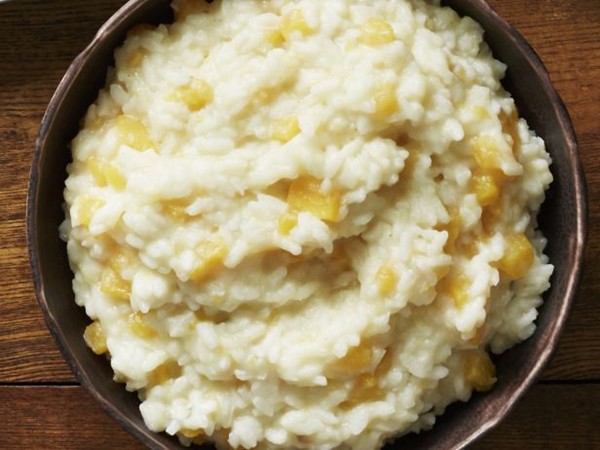 Slow-cooker squash risotto