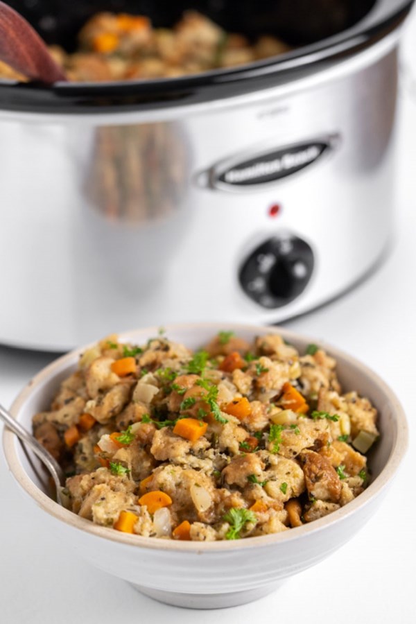 Slow cooker stuffing
