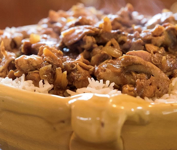 Slow cooker sweet chutney and curry chicken
