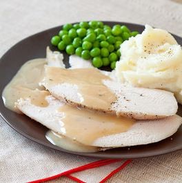 Slow-cooker turkey breast and gravy