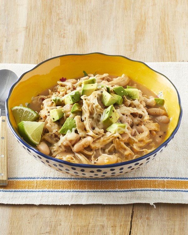 Slow-cooker white chicken chili