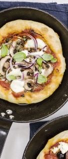 Slow-rise pan pizza