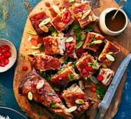 Slow-roast five-spice pork belly & gravy