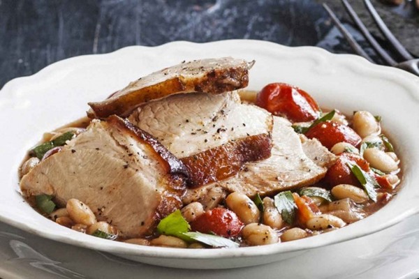 Slow roast pork