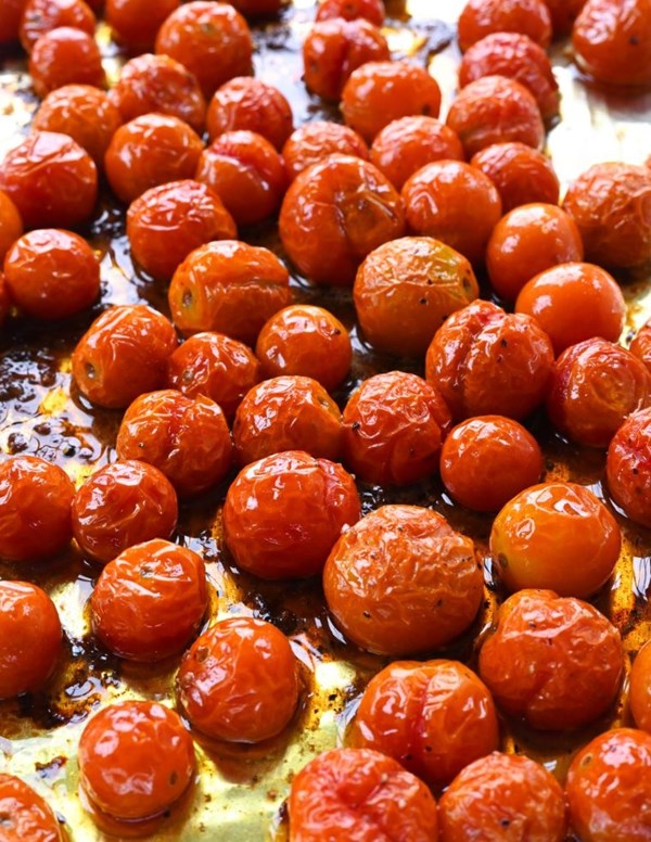 Slow-roasted cherry tomatoes