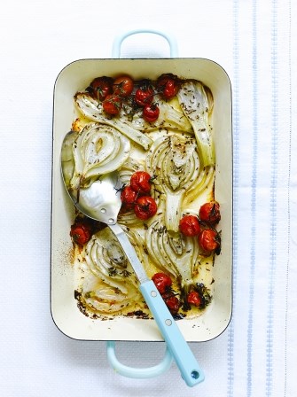 Slow-roasted fennel