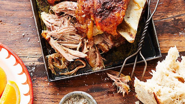 Slow-roasted lamb (Mechoui)