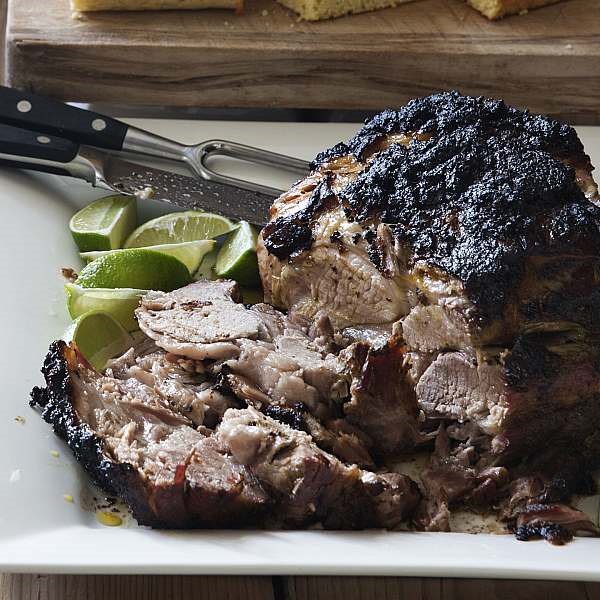 Slow-roasted spiced pork