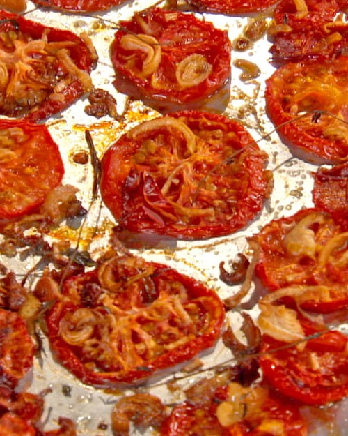 Slow-roasted tomatoes