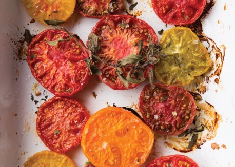 Slow-roasted tomatoes