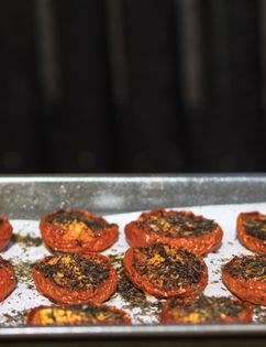 Slow roasted tomatoes