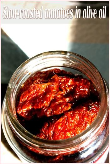 Slow roasted tomatoes