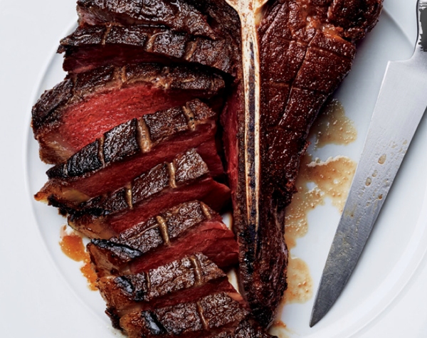 Slow-roasted, twice-fried porterhouse