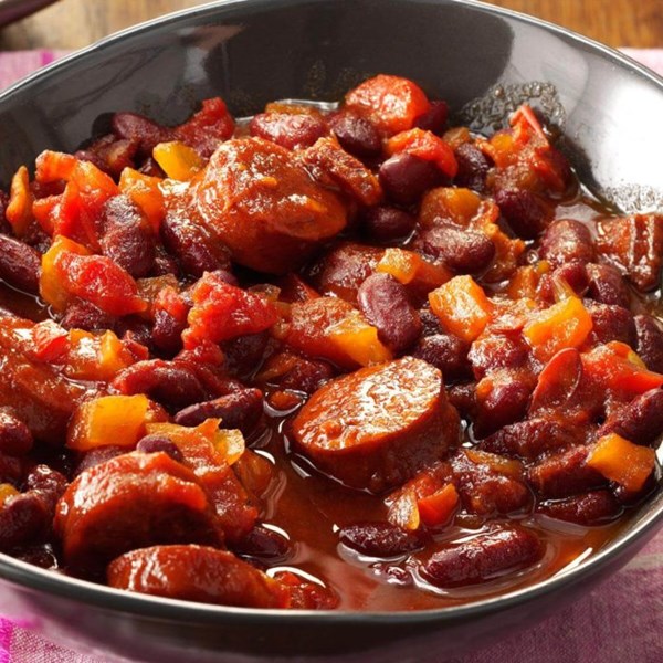 Slow-simmered kidney beans