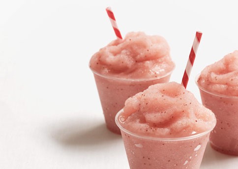 Sluggers' strawberry slushies