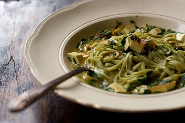 Slurp-tastic herb noodles