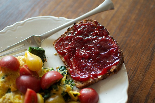 Small batch black velvet apricot jam