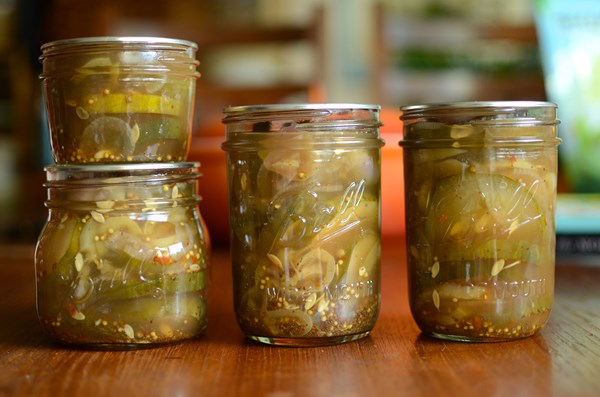 Small batch bread and butter pickles