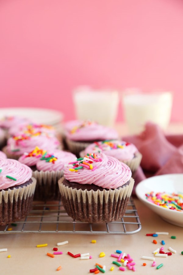 Small batch chocolate cupcakes