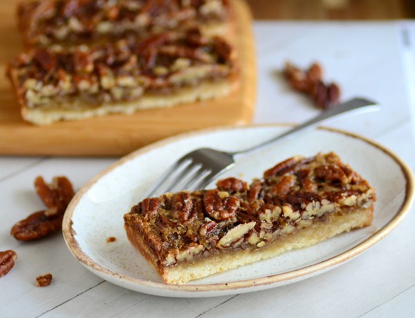 Small batch pecan pie bars