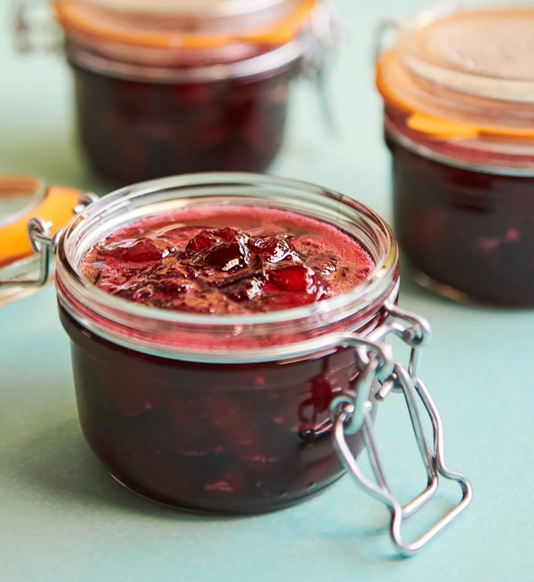 Small batch spiced plum jam