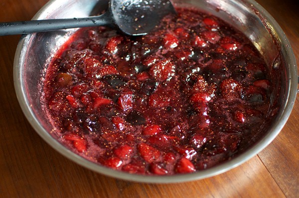 Small batch strawberry fig jam