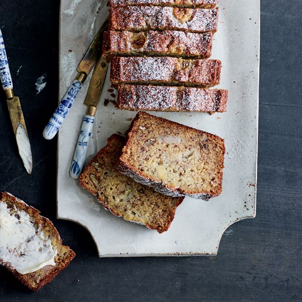 Smashed-banana bread