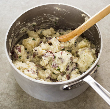 Smashed potatoes
