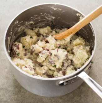 Smashed potatoes