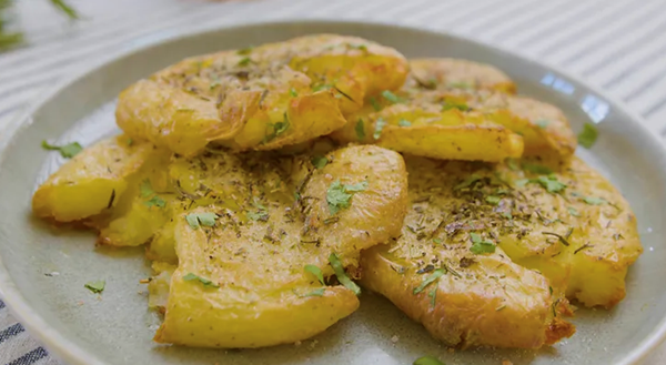 Smashed potatoes