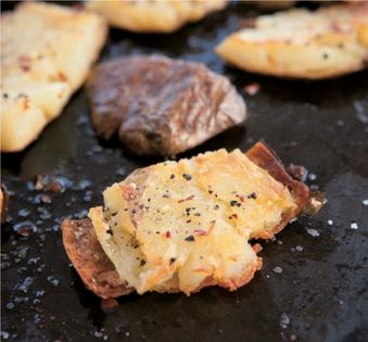Smashed potatoes