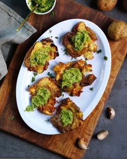 Smashed potatoes