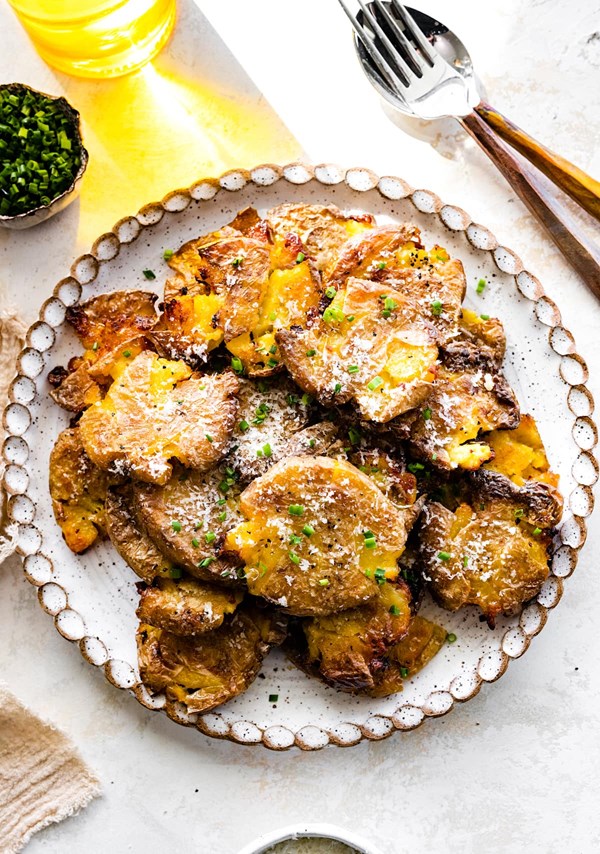 Smashed potatoes