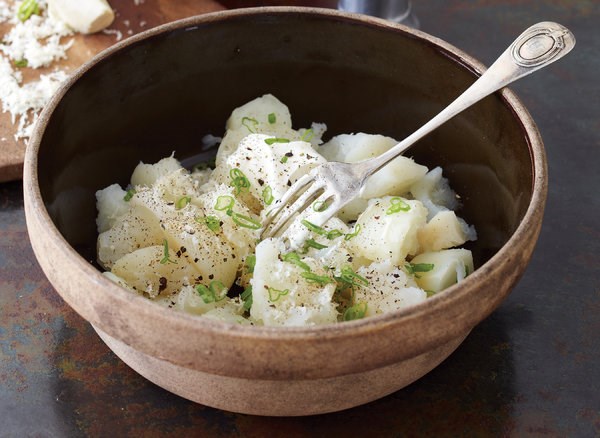 Smashed turnips with fresh horseradish