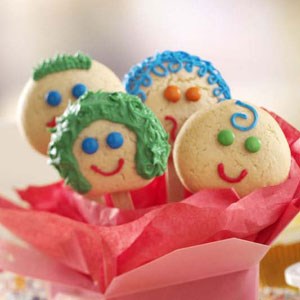 Smiling sugar cookies