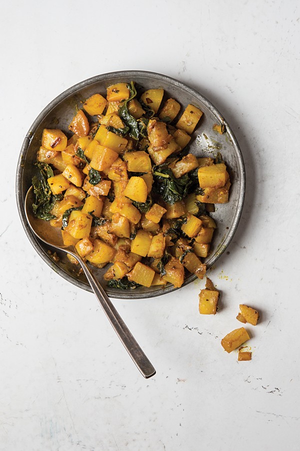 Smita Chandra's daikon curry