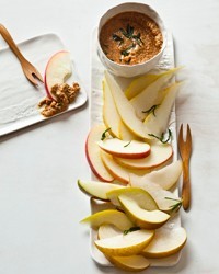 Smoked-almond butter with crispy rosemary