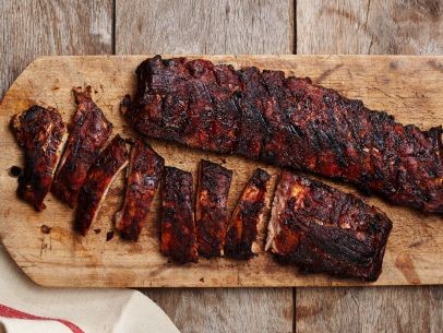Smoked baby back ribs