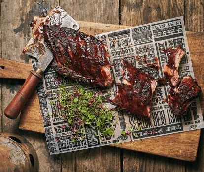 Smoked baby back ribs
