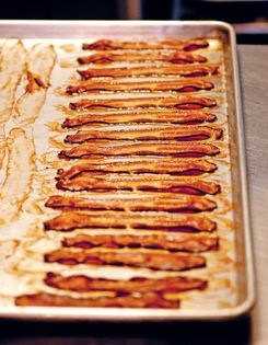Smoked bacon (pan-fried bacon)