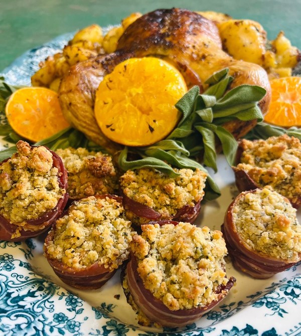 Smoked bacon stuffins