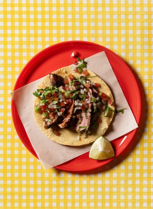 Smoked beef tacos (Tacos de humo)