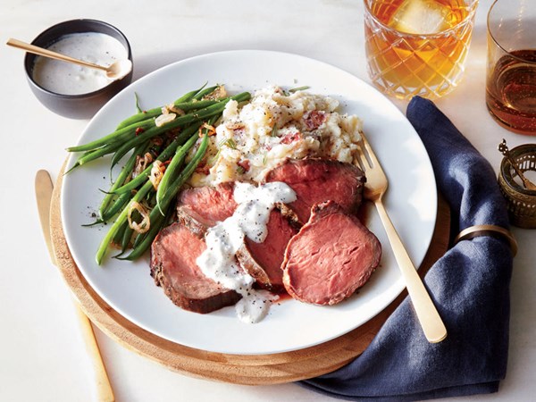 Smoked beef tenderloin