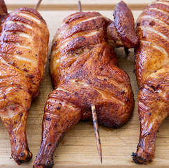 Smoked bourbon chicken