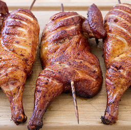 Smoked bourbon chicken