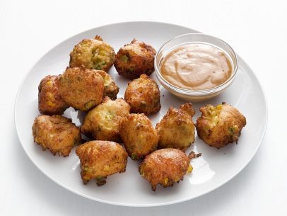 Smoked cheddar hush puppies