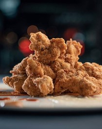 Smoked chicken nuggets