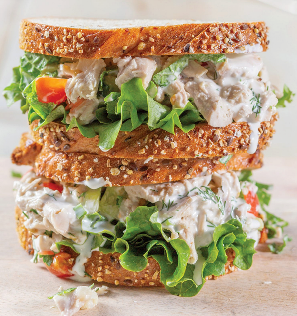 Smoked chicken salad