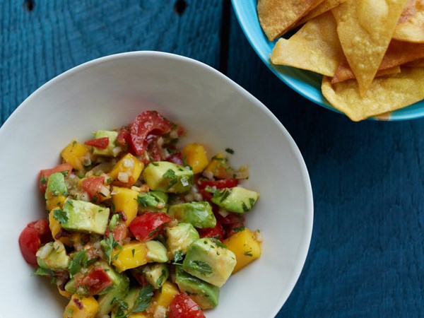 Smoked-chile-and-mango guacamole [Steve Minter]